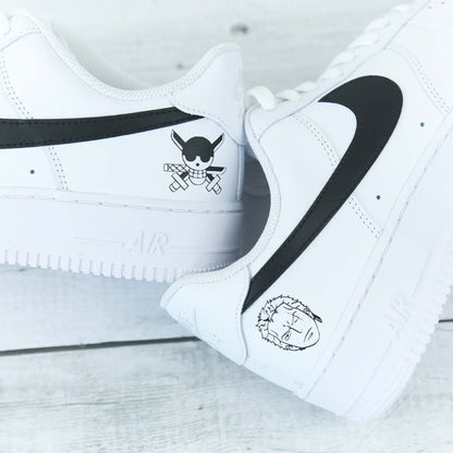 nike air force one custom roronoa zoro af1 one piece nike manga baskets custom luffy sneakers personnalisé homme
