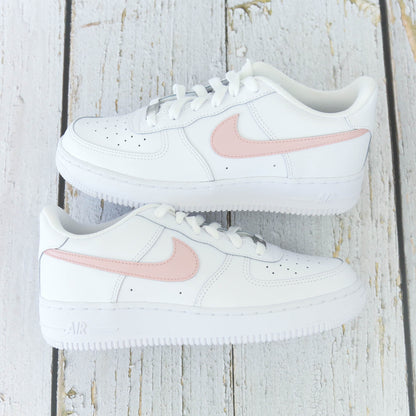 air force 1 personnalisées pour femme nike custom pastel rose turquoise af1 personnalisable
