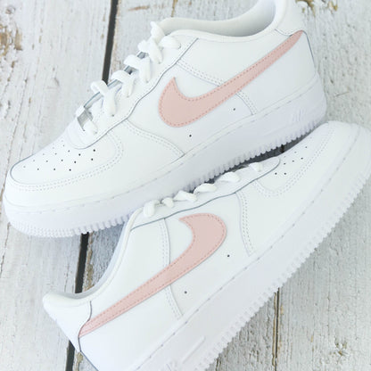 air force 1 personnalisées pour femme nike custom pastel rose turquoise af1 personnalisable
