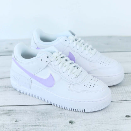 nike air force 1 shadow lila baskets custom pastel pour femme nike personnalisable