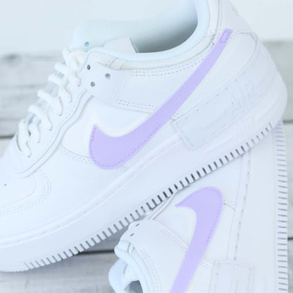 nike air force 1 shadow lila baskets custom pastel pour femme nike personnalisable