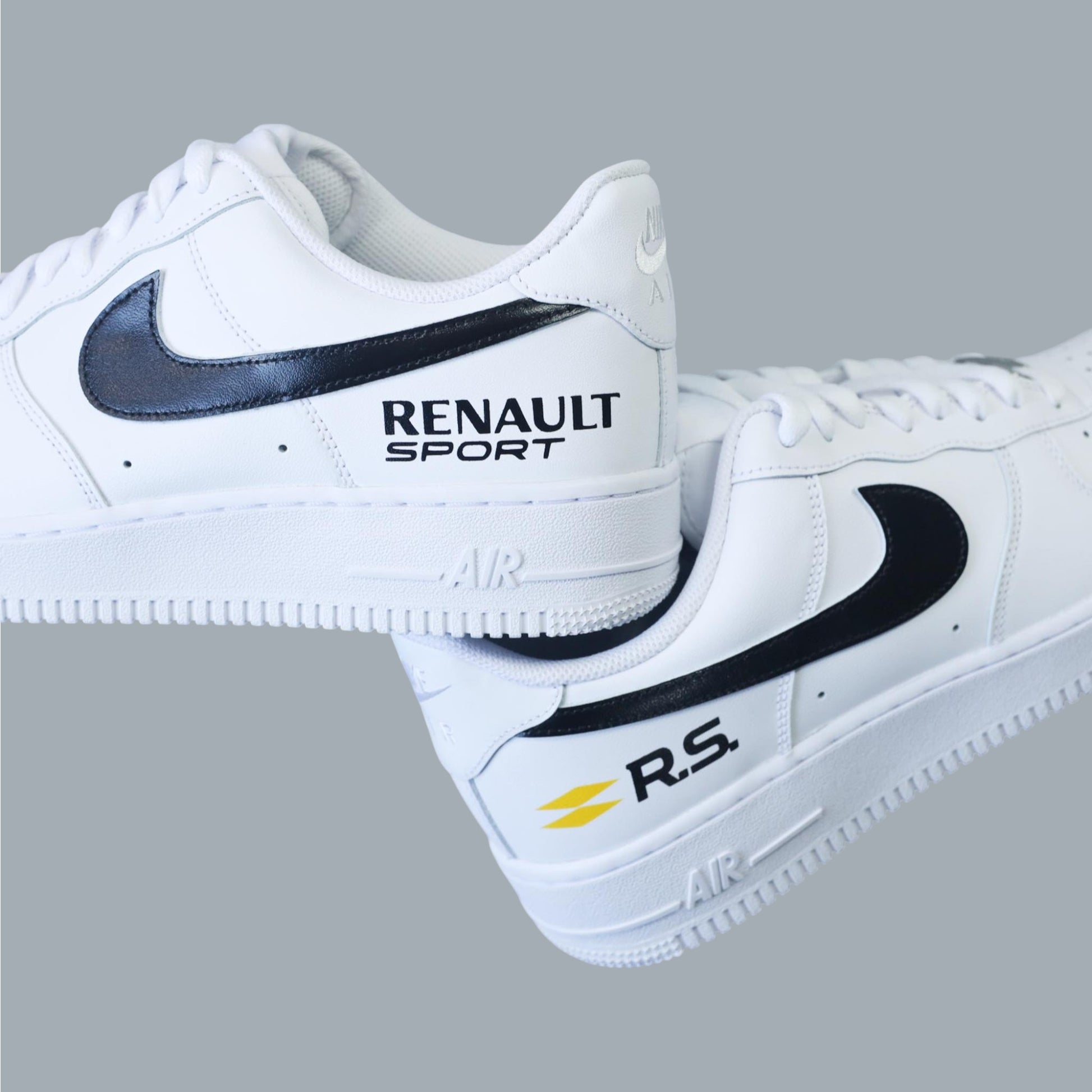 nike air force 1 custom renault sport sneakers personnalisées nike RS pour homme baskets megane rs