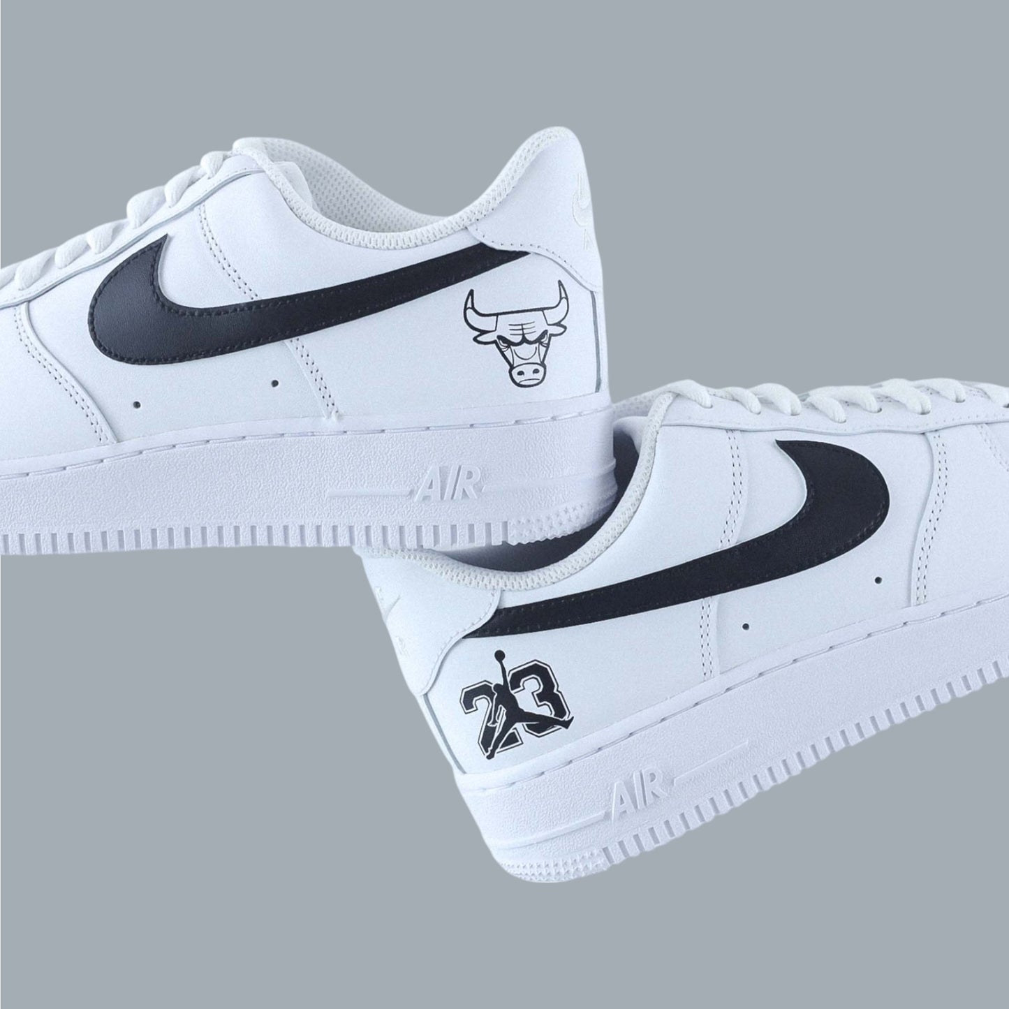 nike air force 1 custom chicago bulls nba sneakers custom jordan 23 basketball baskets personnalisé pour homme rodman pippen 