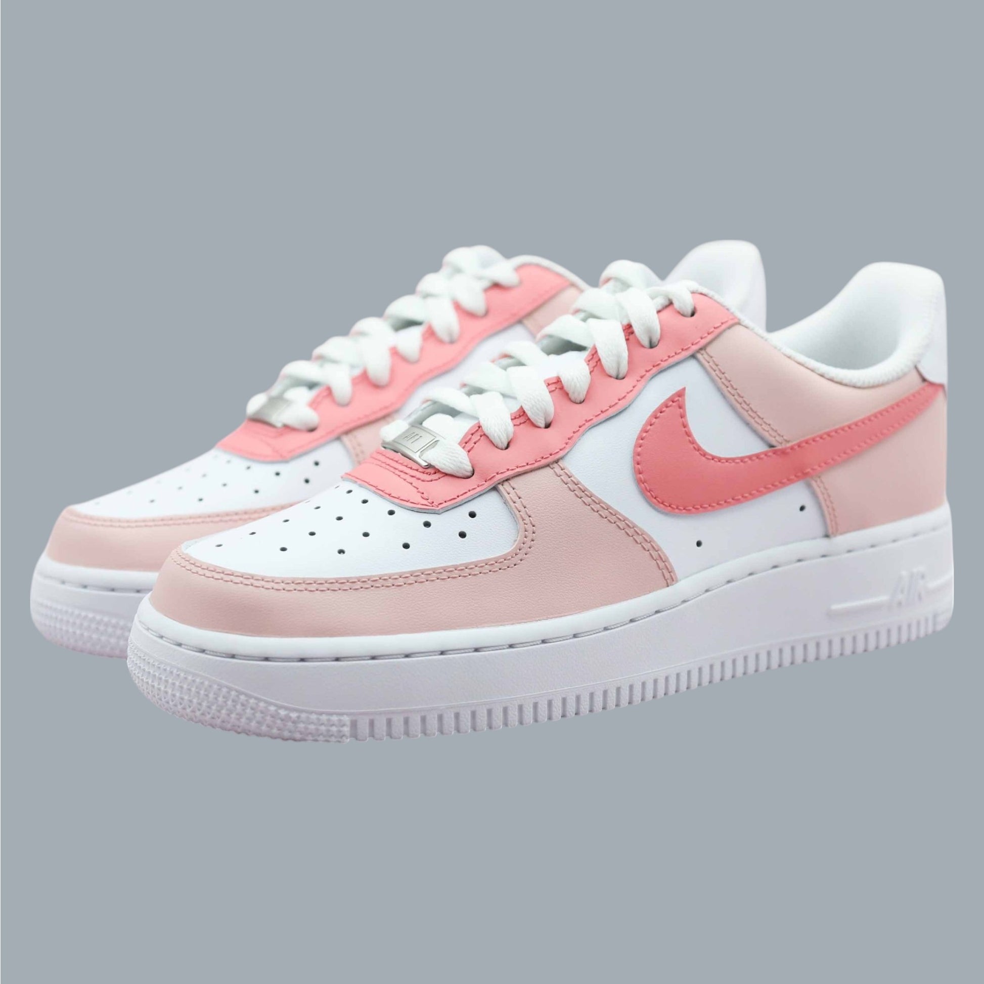 nike air force 1 rose pour femme baskets custom pastel enfants sneakers personnalisable af1 pastel