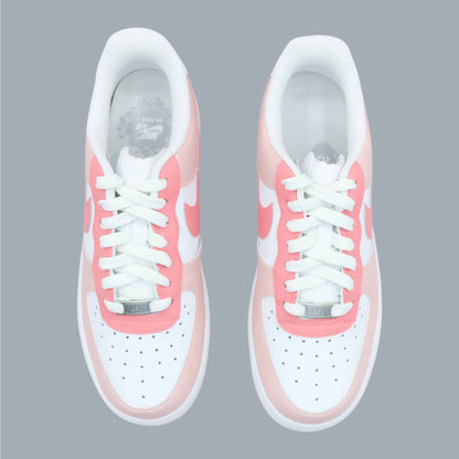 nike air force 1 rose pour femme baskets custom pastel enfants sneakers personnalisable af1 pastel