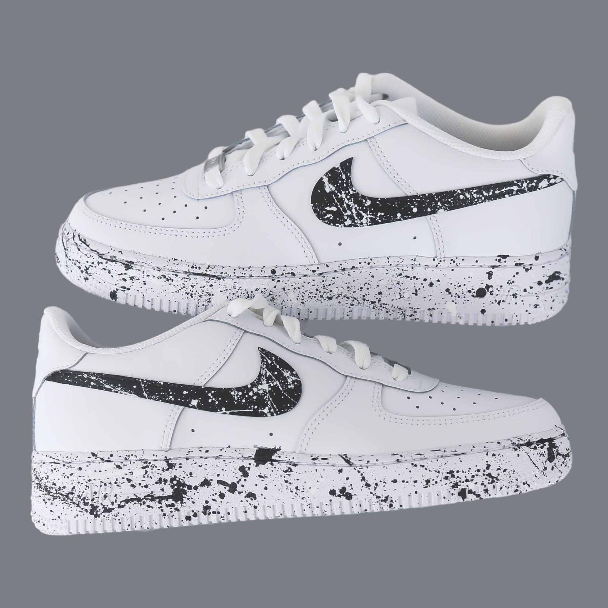 nike air force 1 custom splash baskets personnalisées pour femme